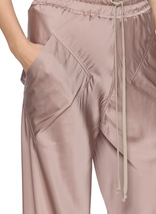  - RICK OWENS - Drawstring Bias Long Trousers