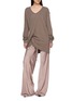 模特儿示范图 - 点击放大 - RICK OWENS - Drawstring Bias Long Trousers