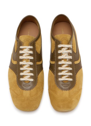 细节 - 点击放大 - DRIES VAN NOTEN - Slim Suede Leather Men's Sneakers