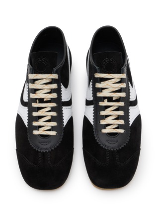 细节 - 点击放大 - DRIES VAN NOTEN - Slim Suede Men's Sneakers