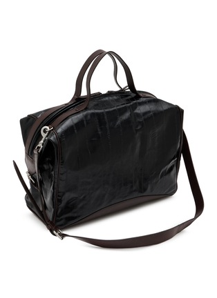 细节 - 点击放大 - DRIES VAN NOTEN - Large Weekend Leather Bag
