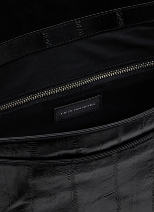 细节 - 点击放大 - DRIES VAN NOTEN - Small Leather Messenger Bag