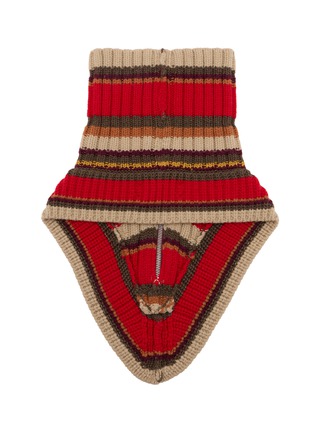 细节 - 点击放大 - DRIES VAN NOTEN - Wool Zip Collar