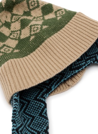 细节 - 点击放大 - DRIES VAN NOTEN - Jacquard Wool Beanie