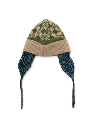模特儿示范图 - 点击放大 - DRIES VAN NOTEN - Jacquard Wool Beanie