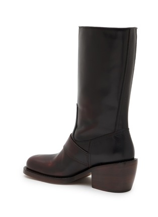  - DRIES VAN NOTEN - 扣带饰方头中筒靴