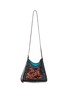 首图 - 点击放大 - DRIES VAN NOTEN - 中号印花皮革拼接单肩包