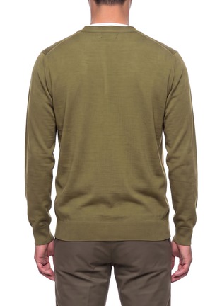 背面 - 点击放大 - JOHN SMEDLEY - Bernard V-neck Cardigan