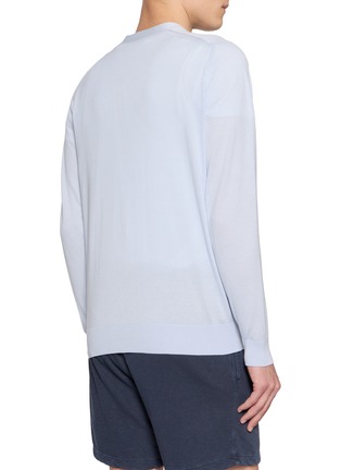背面 - 点击放大 - JOHN SMEDLEY - Bernard V-Neck Cardigan