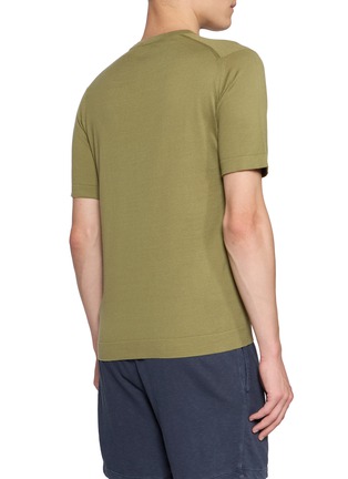 背面 - 点击放大 - JOHN SMEDLEY - Lorca Sea Island Cotton T-shirt