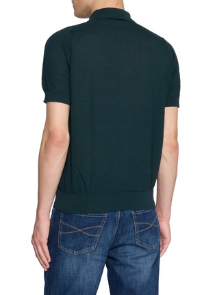 背面 - 点击放大 - JOHN SMEDLEY - Calun Textured Polo Shirt