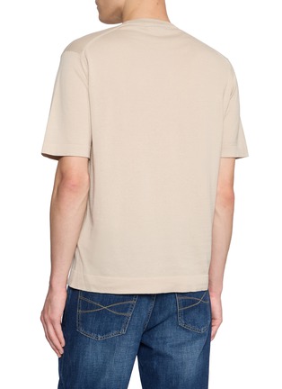 背面 - 点击放大 - JOHN SMEDLEY - Lorca Sea Island Cotton T-shirt