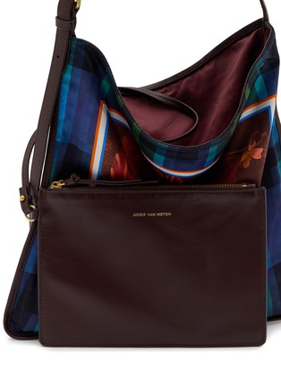  - DRIES VAN NOTEN - 中号印花皮革拼接单肩包