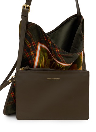  - DRIES VAN NOTEN - 中号印花皮革拼接单肩包
