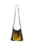 DRIES VAN NOTEN 中号印花皮革拼接单肩包