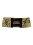 细节 - 点击放大 - DRIES VAN NOTEN - Floral Jacquard Low-Waist Structured Belt
