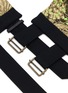 细节 - 点击放大 - DRIES VAN NOTEN - Floral Jacquard Low-Waist Structured Belt