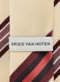 细节 - 点击放大 - DRIES VAN NOTEN - Classic Striped Tie