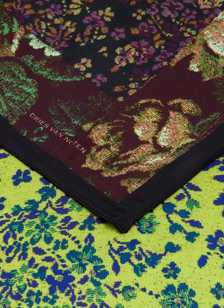 细节 - 点击放大 - DRIES VAN NOTEN - Large Twin Still Life Print Pareos Scarf
