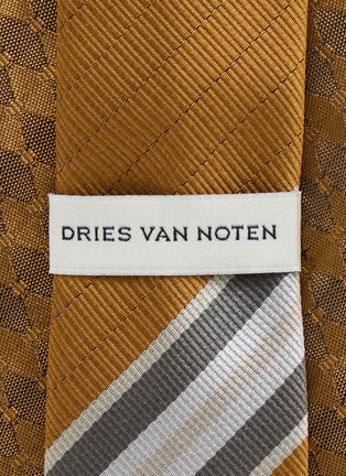 细节 - 点击放大 - DRIES VAN NOTEN - Geometric Jacquard Classic Tie