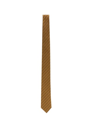 模特儿示范图 - 点击放大 - DRIES VAN NOTEN - Geometric Jacquard Classic Tie