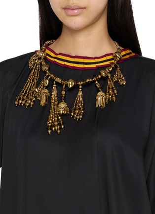 Dries Van Noten | Embellished Tassel Charm Necklace
