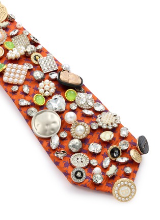 细节 - 点击放大 - MINIME PARIS - Embellished Tie Necklace