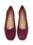 细节 - 点击放大 - SAM EDELMAN - Allie Suede Ballerina Flats
