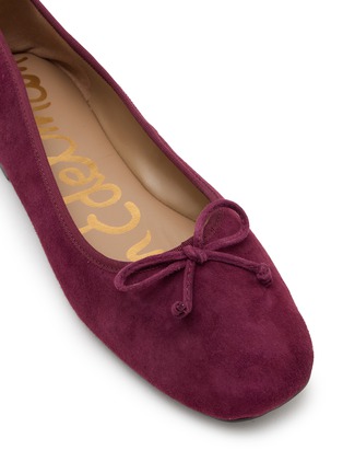 细节 - 点击放大 - SAM EDELMAN - Allie Suede Ballerina Flats