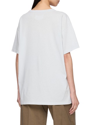 背面 - 点击放大 - MAISON MARGIELA - Oversized Numeric Handpainted Logo Cotton T-Shirt