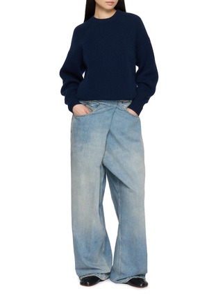 模特儿示范图 - 点击放大 - MAISON MARGIELA - Wrap Denim Jeans