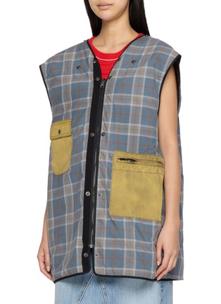 细节 - 点击放大 - MAISON MARGIELA - Vest And Hunting Jacket Set