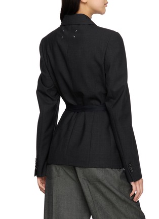 背面 - 点击放大 - MAISON MARGIELA - Wrap Belt Double Breasted Blazer