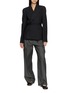 模特儿示范图 - 点击放大 - MAISON MARGIELA - Wrap Belt Double Breasted Blazer