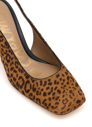 细节 - 点击放大 - SAM EDELMAN - Lucille 65 Leopard Slingback Pumps