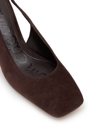 细节 - 点击放大 - SAM EDELMAN - Lucille 65 Suede Slingback Pumps