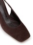 细节 - 点击放大 - SAM EDELMAN - Lucille 65 Suede Slingback Pumps