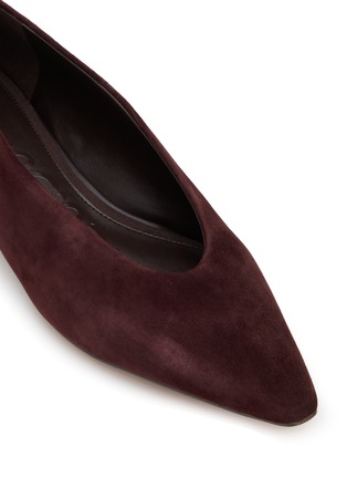 细节 - 点击放大 - SAM EDELMAN - Emory Suede Ballerina Flats