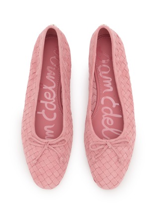 细节 - 点击放大 - SAM EDELMAN - Ruthie Woven Suede Ballerina Flats