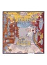 细节 - 点击放大 - INOUI EDITIONS - Quatre Saisons Silk Square Scarf – Autumn