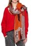 模特儿示范图 - 点击放大 - INOUI EDITIONS - Les Cheris Wool Scarf