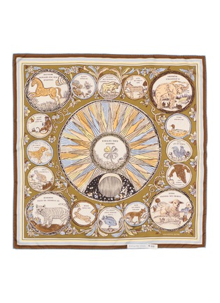细节 - 点击放大 - INOUI EDITIONS - Chance Inoui Silk Square Scarf