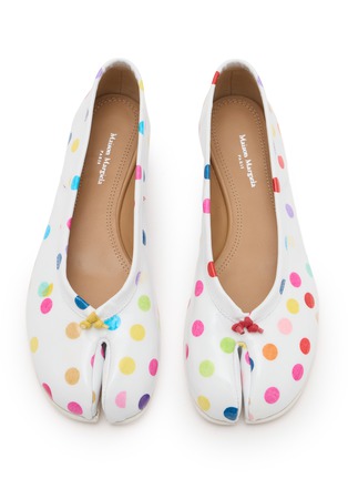 细节 - 点击放大 - MAISON MARGIELA - Tabi Leather Ballerina Flats