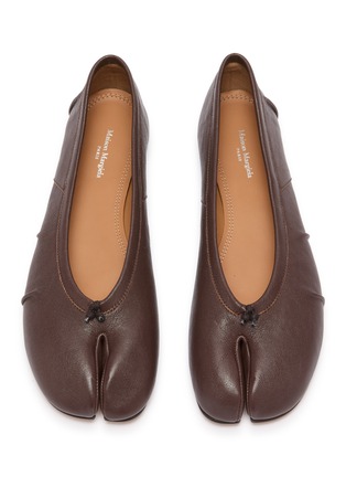 细节 - 点击放大 - MAISON MARGIELA - Tabi Leather Ballerinas