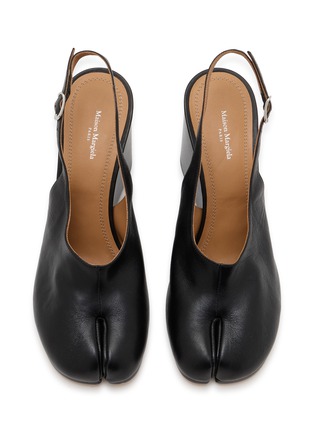 细节 - 点击放大 - MAISON MARGIELA - Tabi 80 Leather Slingback Wedge