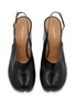细节 - 点击放大 - MAISON MARGIELA - Tabi 80 Leather Slingback Wedge