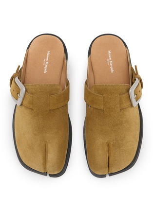 模特儿示范图 - 点击放大 - MAISON MARGIELA - Tabi Daily Suede Mules