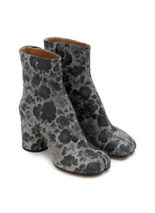 细节 - 点击放大 - MAISON MARGIELA - Tabi 80 Flower Print Ankle Boots