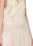  - HANAA STUDIO - Lace Trim Embroidered Camisole Maxi Dress