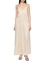 首图 - 点击放大 - HANAA STUDIO - Lace Trim Embroidered Camisole Maxi Dress